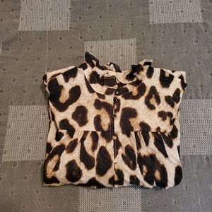 Animal Print Blouse
